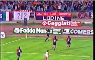 Oliveira esulta con i compagni per il 2-0 (F. Davide Zedda)